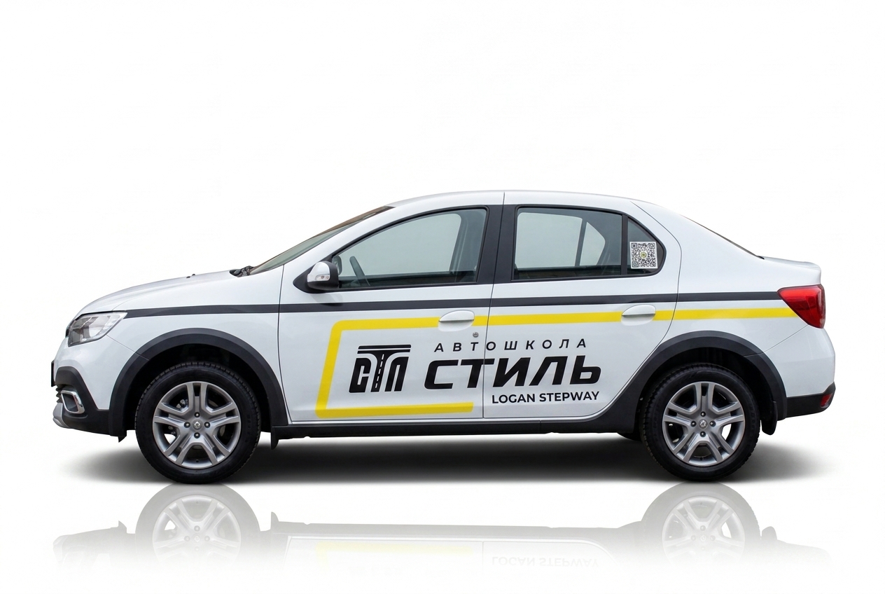 Учебный Renault Logan 2 Stepway автошколы Стиль